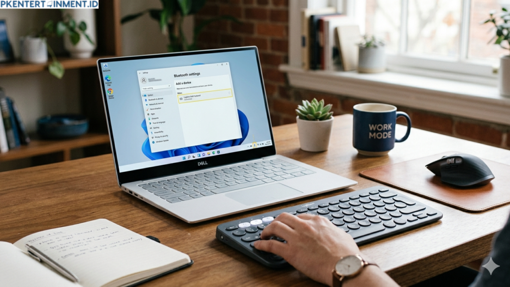 cara Connect Keyboard Logitech Bluetooth ke laptop
