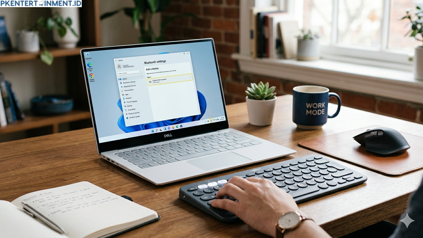 cara Connect Keyboard Logitech Bluetooth ke laptop