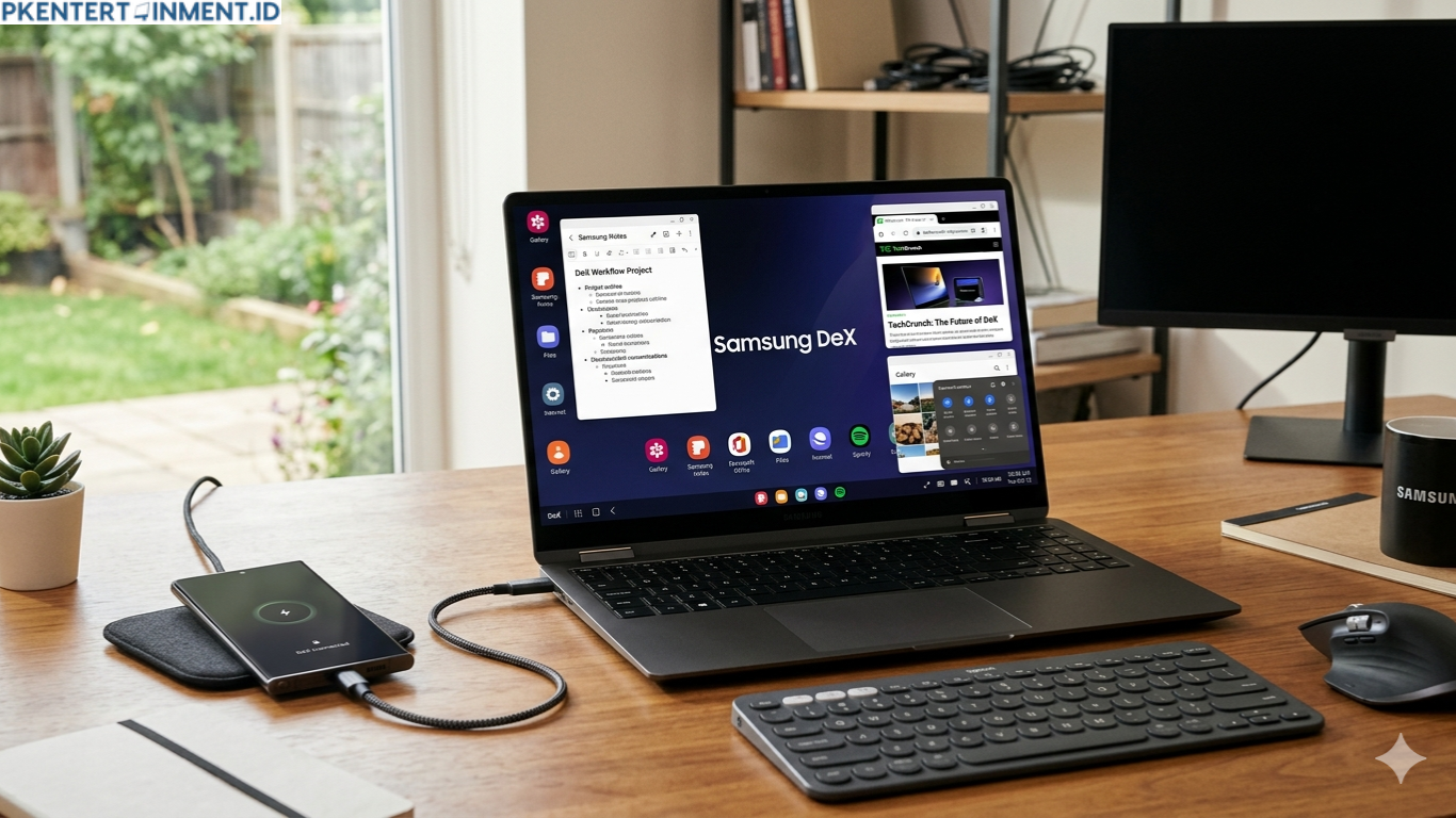 cara download Samsung DEX di laptop