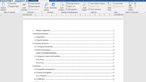 cara memperbaiki daftar isi Error Bookmark Not Defined di Word