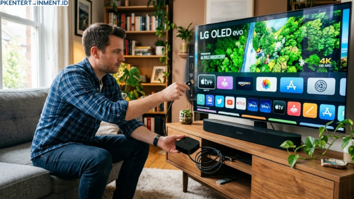 cara connect Apple TV ke Smart TV