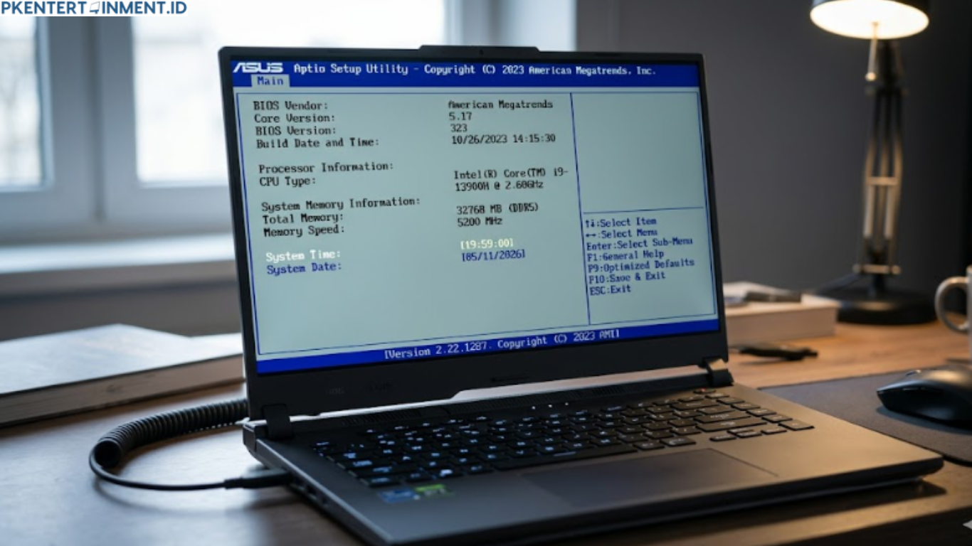 Cara Setting BIOS Laptop Asus untuk Instal Ulang