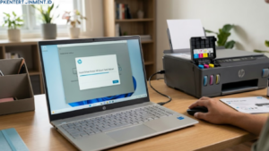 cara instal Driver Printer HP Smart Tank 580