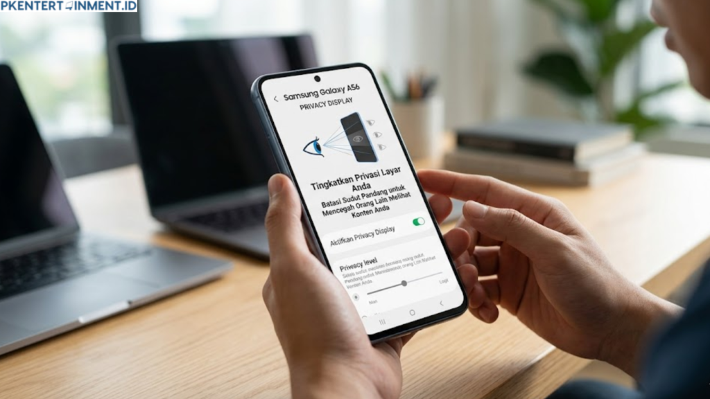 cara aktifkan Privacy Display Samsung A56