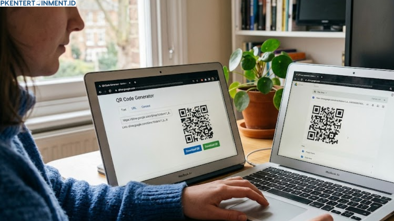 cara membuat link Google Drive menjadi barcode