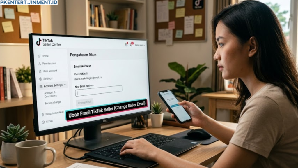 cara ganti email TikTok Seller yang sudah tidak aktif